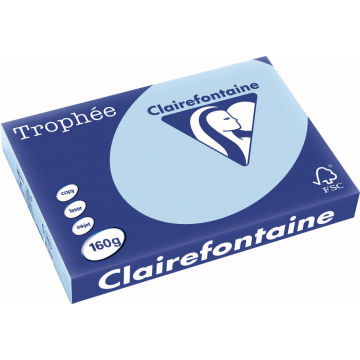 Clairefontaine Trophée Pastel A3 blauw, 160 g, 250 vel