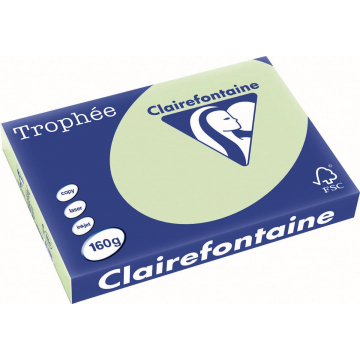 Clairefontaine Trophée Pastel A3 golfgroen, 160 g, 250 vel