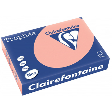 Clairefontaine Trophée Pastel A4 perzik, 160 g, 250 vel