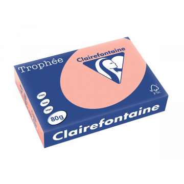 Clairefontaine Trophée Pastel A4 perzik, 80 g, 500 vel