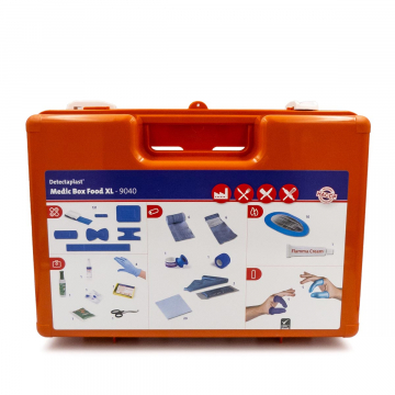 Detectaplast EHBO-koffer Medic Box Food XL, HACCP inhoud tot 30 personen