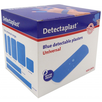 Detectaplast Universal pleister, ft 19 x 72 mm, pak van 100 stuks