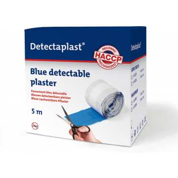 Detectaplast Universal pleister, ft 6 cm x 5 m, op rol