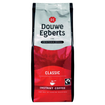 Douwe Egberts instant koffie, Classic, fairtrade, pak van 300 gram