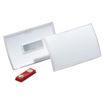 Durable badge met magneet Click Fold ft 54 x 90 mm