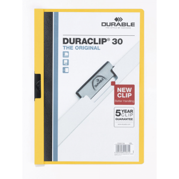 Durable klemmap Duraclip Original 30 geel