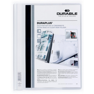 Durable personaliseerbare snelhechtmap Duraplus wit