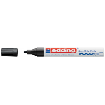 Edding glanslakmarker e-750 CR zwart