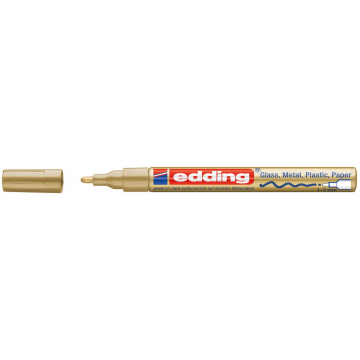 Edding glanslakmarker e-751 CR goud