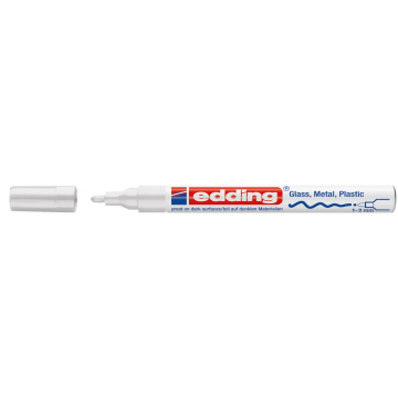 Edding glanslakmarker e-751 CR wit