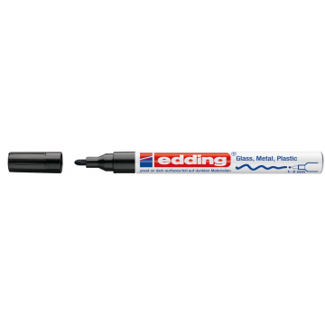 Edding glanslakmarker e-751 CR zwart