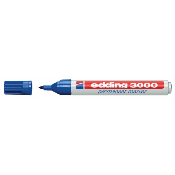 Edding permanent marker 3000 blauw