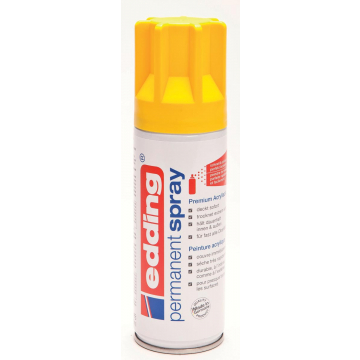 Edding permanent spray 5200, 200 ml, verkeersgeel mat