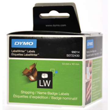 Dymo etiketten LabelWriter ft 101 x 54 mm, wit, 220 etiketten