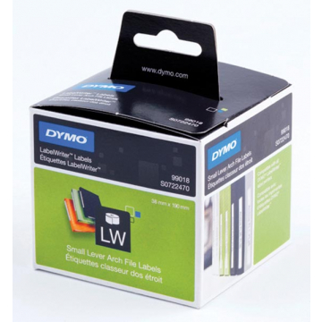 Dymo etiketten LabelWriter ft 190 x 38 mm, wit, 110 etiketten