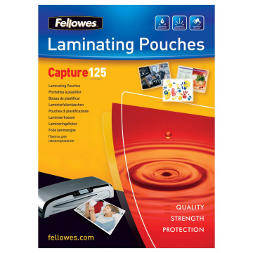 Fellowes lamineerhoes ft 83 x 113 mm, 250 micron (2 x 125 micron), pak van 100 stuks