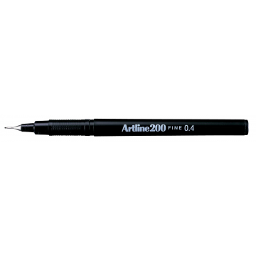 Fineliner Artline 200 zwart