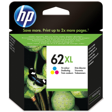 HP inktcartridge 62XL, 4 kleuren, 415 pagina's - OEM: C2P07AE