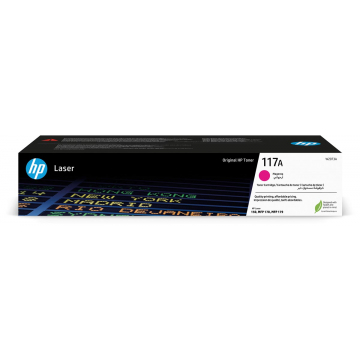 HP toner 117A, 700 pagina's, OEM W2073A, magenta