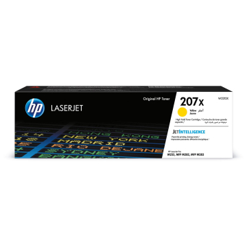 HP toner 207X, 3.150 pagina's, OEM W2212X, geel
