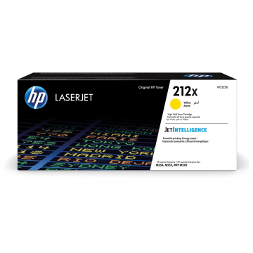 HP toner 212X, 10.000 pagina's, OEM W2122X, geel