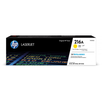 HP toner 216A, 850 pagina's, OEM W2412A, geel