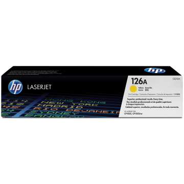 HP Toner geel 126A - 1000 pagina's - CE312A