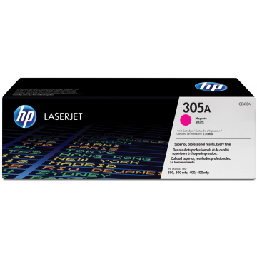 HP Tonercartridge magenta 305A - 2600 pagina's - CE413A