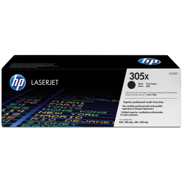 HP Tonercartridge zwart 305X - 4000 pagina's - CE410X