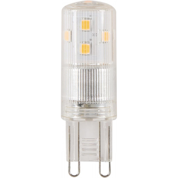 Integral LED spot G9 fitting, dimbaar, 2.700 K, 2,7 W, 300 lumen
