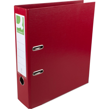 Q-CONNECT ordner, voor ft A4, volledig uit PP, rug van 8 cm, bordeaux