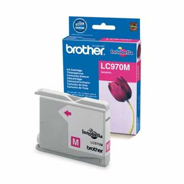 Brother inktcartridge, 300 pagina's, OEM LC-970M, magenta