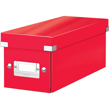 Leitz WOW opbergdoos Click & Store, ft CD, rood