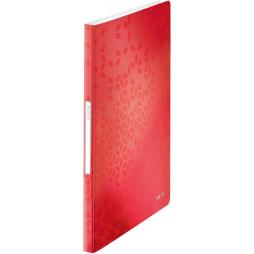Leitz WOW showalbum A4, 40 hoezen, rood