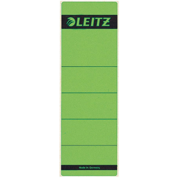 Leitz zelfklevende rugetiketten, ft 61 x 191 mm, groen, pak van 10 stuks