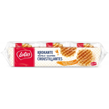 Lotus krokante wafel, 36 g, pak van 6 x 4 stuks