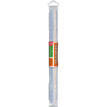 Maped driekantige schaallat groen: schaalverdeling 1:20, 1:25, 1:33,33, 1:50, 1:75, 1:100
