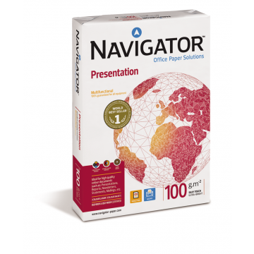 Navigator Presentation presentatiepapier ft A4, 100 g, pak van 500 vel