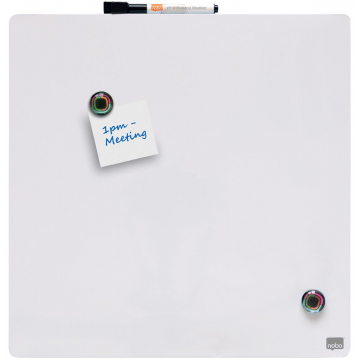 Nobo mini magnetisch whiteboard, vierkant, ft 36 x 36 cm