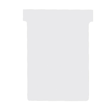 Nobo T-planbordkaarten index 3, ft 120 x 92 mm, wit