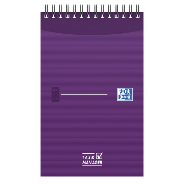 Oxford OFFICE Essentials task manager, ft 12,5 x 20 cm, 140 bladzijden