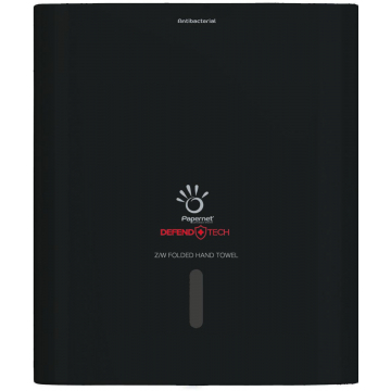 Papernet Defend Tech handdoekdispenser, zwart