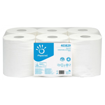 Papernet handdoekrol Special, 2-laags, 140 meter, pak van 6 rollen