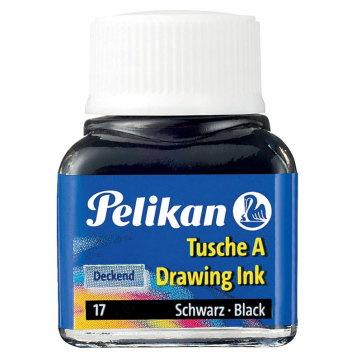 Pelikan Oost-Indische inkt zwart, flesje van 10 ml