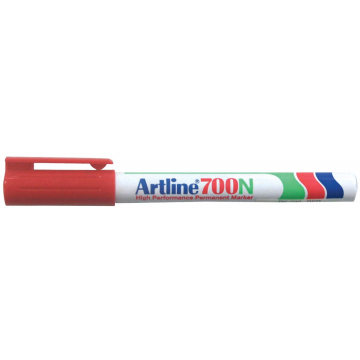 Permanent marker Artline 700 rood