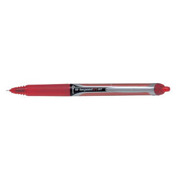 Pilot Roller Hi-Tecpoint V5 en V7 Retractable V5, schrijfbreedte 0,25 mm, rood