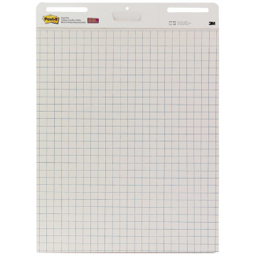 Post-it meeting chart, ft 63,5 x 77,5 cm, geruit, 30 vel, pak van 2 blokken