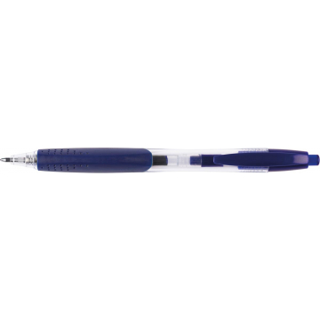 Q-CONNECT balpen, met grip, medium punt, blauw