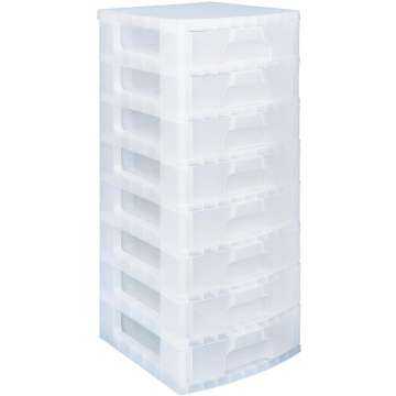 Really Useful Box ladenblok 8 x 9,5 l, transparant