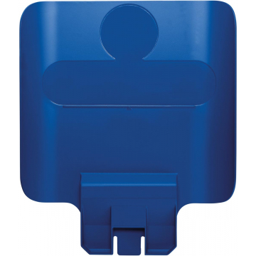 Rubbermaid Slim Jim paneel voor recycling station, blauw